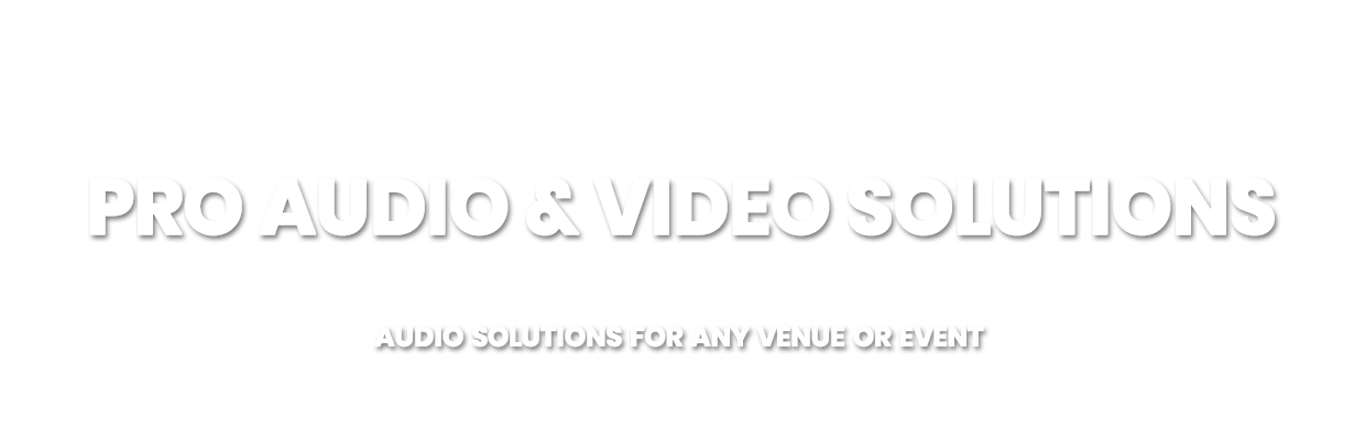 Pro Audio, Pro audio video, Audio Video Solutions